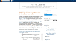 Desktop Screenshot of fosspatents.com